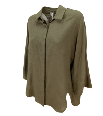 WOMEN'S SHIRT M/S E25653/FL Tellini S.r.l. Wholesale Clothing